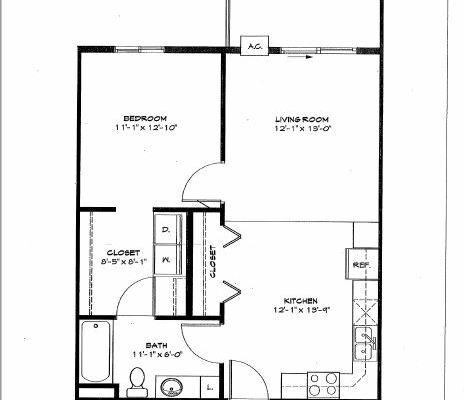 apartment floorplan diagram