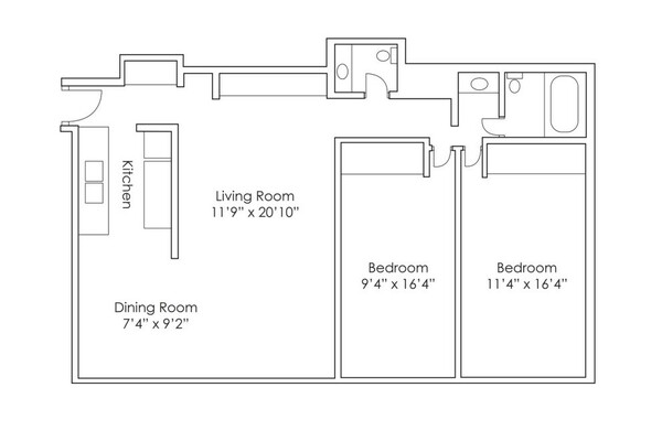 apartment floorplan diagram