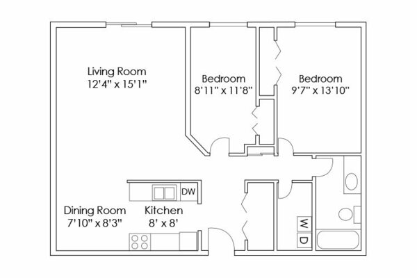 apartment floorplan diagram