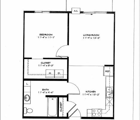 apartment floorplan diagram