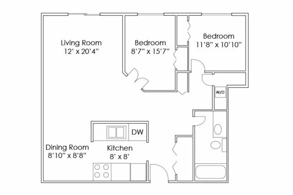 apartment floorplan diagram