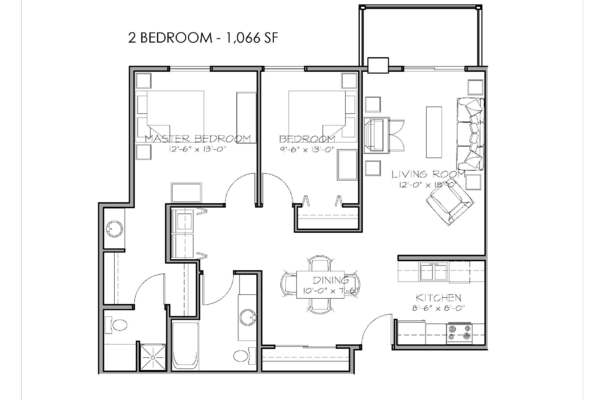 apartment floorplan diagram