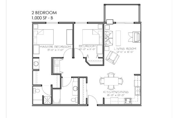 apartment floorplan diagram