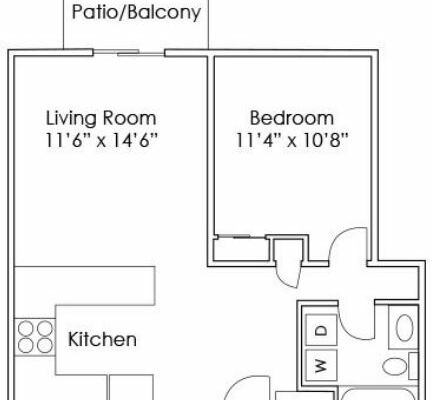 apartment floorplan diagram