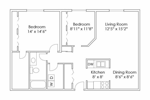 apartment floorplan diagram