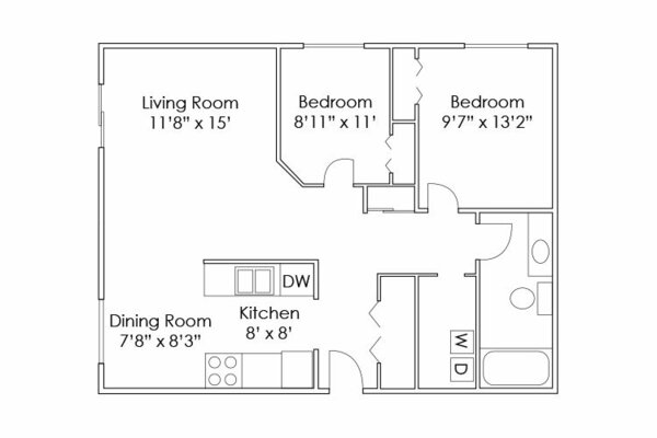 apartment floorplan diagram