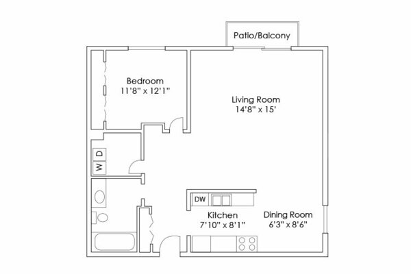 apartment floorplan diagram