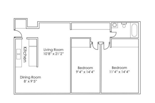 apartment floorplan diagram